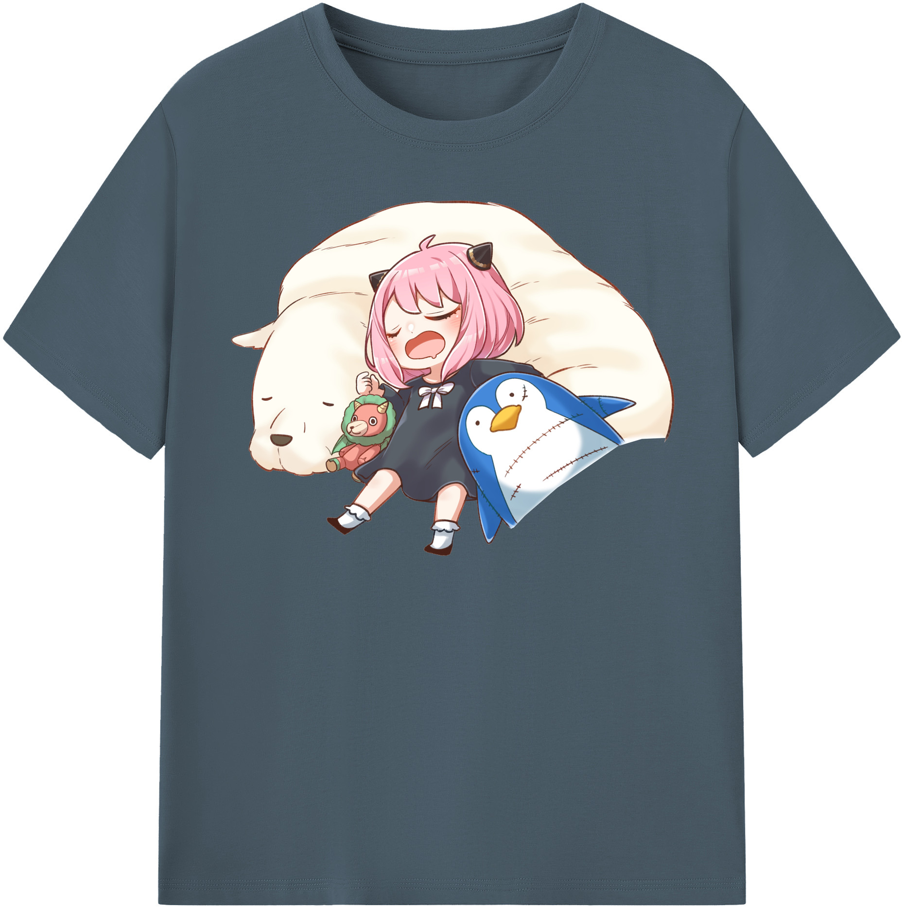 （画像用） SPY×FAMILY间谍家家酒 綿100％半袖Tシャツ（フロントプリント）